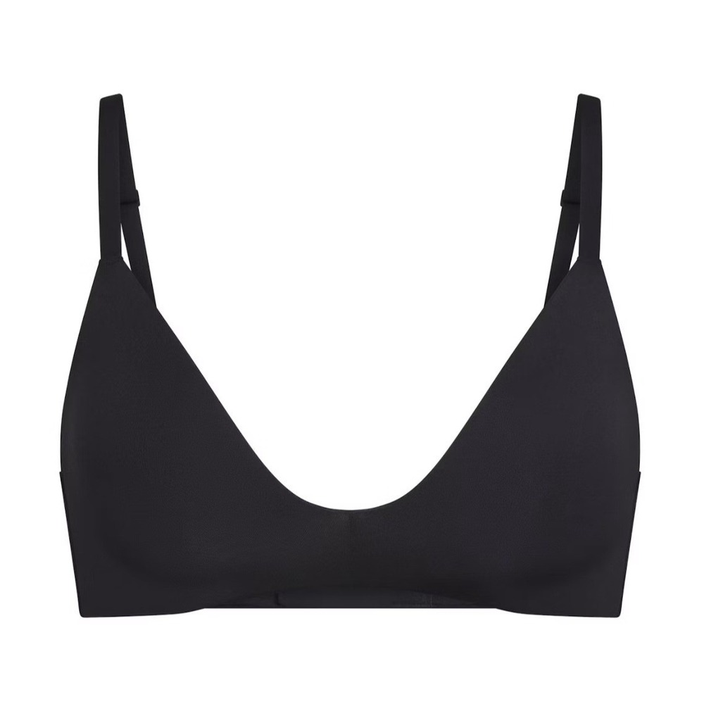 SKIMS Wireless Form T-Shirt Bra‎ Onyx Black BR-WRL-1889 34A